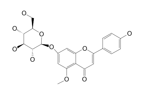 7-BETA-D-GLUCOPYRANOSIDE-5-O-METHYL-APIGENIN