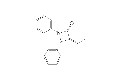 (4S)-Z-3-Ethylidene-1,4-diphenylazetidin-2-one