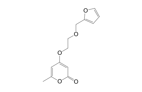 4-[2-(2-furanylmethoxy)ethoxy]-6-methyl-2-pyranone