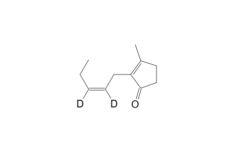 cis-3-Methyl-2-(2',3'-dideuterio-2'-pentenyl)-2-cyclopenten-1-one