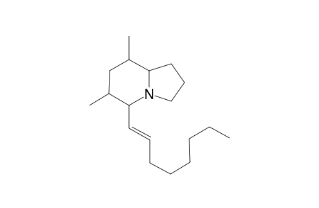 5-(Octenyl)-6,8-dimethylindolizidine