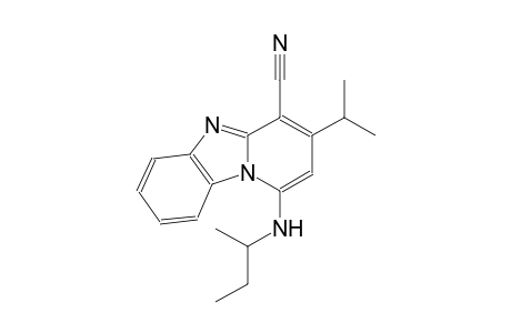 1-(sec-butylamino)-3-isopropylpyrido[1,2-a]benzimidazole-4-carbonitrile