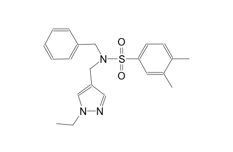 benzenesulfonamide, N-[(1-ethyl-1H-pyrazol-4-yl)methyl]-3,4-dimethyl-N-(phenylmethyl)-