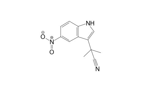 2-Methyl-2-(5-nitro-1H-indol-3-yl)propanenitrile