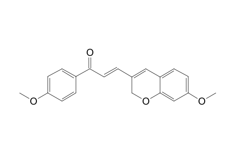 (E)-3-(7-METHOXY-2H-CHROMEN-3-YL)-1-(4-METHOXYPHENYL)-PROP-2-EN-1-ONE