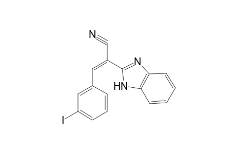 (2Z)-2-(1H-Benzimidazol-2-yl)-3-(3-iodophenyl)-2-propenenitrile