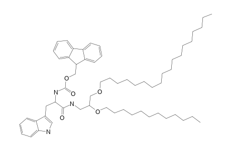 N-ALPHA-FLUORENYLMETHOXYCARBONYL-L-TRYPTOPHAN-(2-LAURYLOXY-3-STEARYLOXY)-PROPYLAMIDE