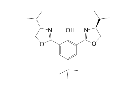 4-(t-Butyl)-2,6-bis(4',5'-dihydro-4'-isopropyloxazol-2'-yl)phenol