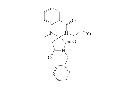 1-BENZYL-3'-(2-HYDROXYETHYL)-1'-METHYL-SPIRO-[PYRROLIDINE-3,2'(1'H)-QUINAZOLINE]-2,4',5(3'H)-TRIONE