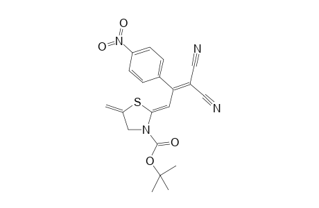 (2Z)-2-[3,3-dicyano-2-(4-nitrophenyl)prop-2-enylidene]-5-methylene-3-thiazolidinecarboxylic acid tert-butyl ester