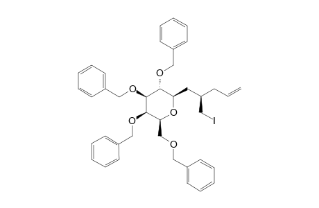 (R)-4-(2,3,4,6-TETRA-O-BENZYL-BETA-D-GALACTOPYRANOSYLMETHYL)-5-IODO-PENT-1-ENE