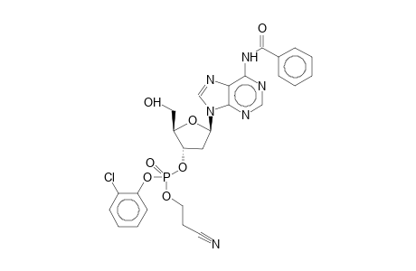Phosphoric acid 2-cyano-ethyl ester [6-(2-oxo-2-phenyl-ethyl)-purin-9-yl]-a-ribofuranos-3-yl ester phenyl ester