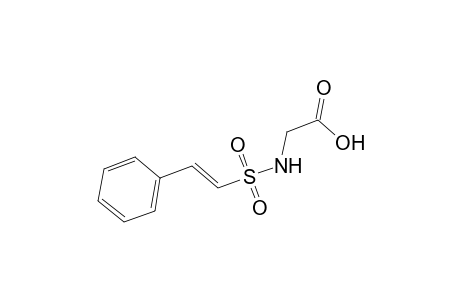 (([(E)-2-Phenylethenyl]sulfonyl)amino)acetic acid