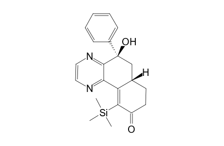 (5R,6aS)-5-Hydroxy-5-phenyl-10-trimethylsilanyl-5,6,7,8-tetrahydro-6aH-benzo[f]quinoxalin-9-one
