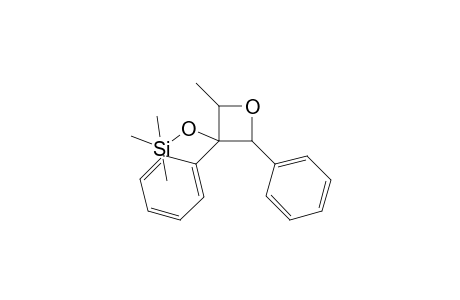 (3RS)-2,3-Diphenyl-4-methyl-3-[(trimethylsilyl)oxy]oxetane