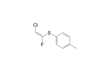 (Z)-1-p-Tolylthio-1-fluoro-2-chloroethene