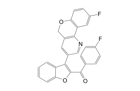 [3-(9-fluoro-5H-chromeno[4,3-b]pyridin-3-yl)-1-benzofuran-2-yl](4-fluorophenyl)methanone