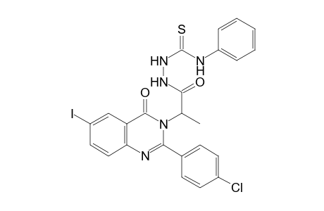 1-Phenyl-4-{2-([2-(4-chlorophenyl)-6-iodo-4-oxo-4H-quinazolin-3-yl)ethyl]propionyl}-2-thiosemicarbazide