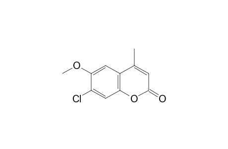 7-chloro-6-methoxy-4-methylcoumarin