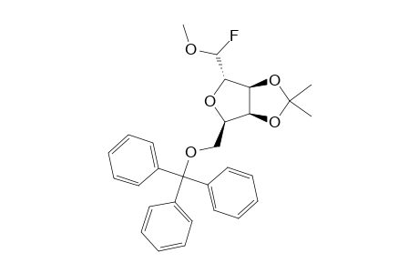 (3aS,4S,6R,6aS)-4-(fluoro-methoxymethyl)-2,2-dimethyl-6-[tri(phenyl)methoxymethyl]-3a,4,6,6a-tetrahydrofuro[4,3-d][1,3]dioxole