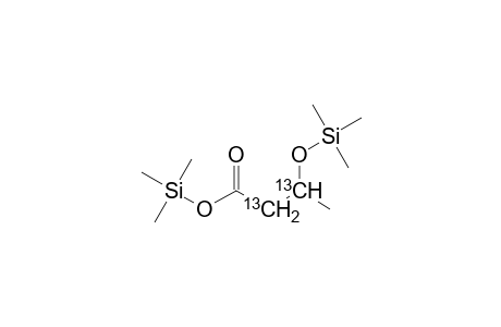 bis-TMS-C(13)-3-hydroxybutanoate