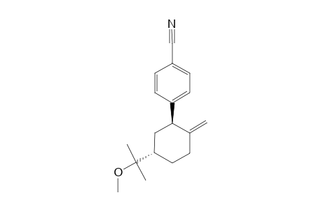 TRANS-2-(4-CYANOPHENYL)-4-(1-METHOXY-1-METHYLETHYL)-1-METHYL-CYCLOHEXANE