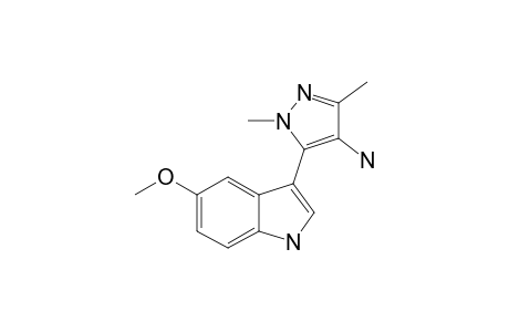 3-(4-AMINO-1,3-DIMETHYLPYRAZOL-5-YL)-5-METHOXYINDOLE