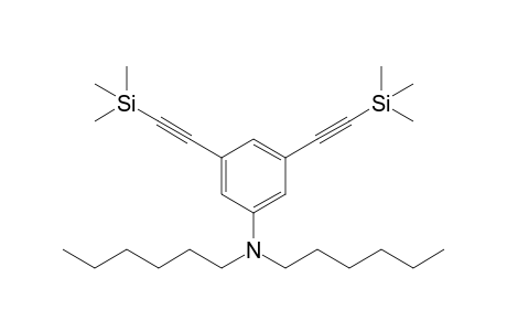 N,N-dihexyl-3,5-bis(2-trimethylsilylethynyl)aniline