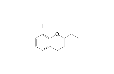 2-Ethyl-8-iodanyl-3,4-dihydro-2H-chromene