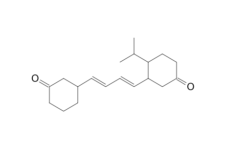 4-(2-Isopropyl-5-oxocyclohexyl)-1-(3-oxocyclohexyl)buta-1,3-diene