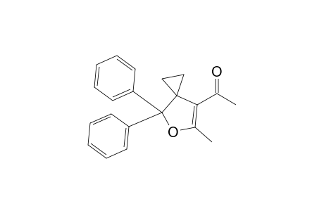 1-(6-Methyl-4,4-diphenyl-5-oxaspiro[2.4]hept-6-en-7-yl)ethanone
