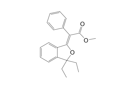 (Z)-3,3-Diethyl-1-[(methoxycarbonyl)(phenyl)methylene]-1,3-dihydroisobenzofuran