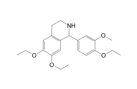 6,7-Diethoxy-1-(4-ethoxy-3-methoxy-phenyl)-1,2,3,4-tetrahydro-isoquinoline