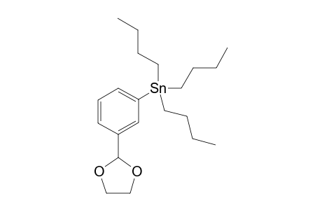 Tributyl-[3-(1,3-dioxolan-2-yl)phenyl]stannane