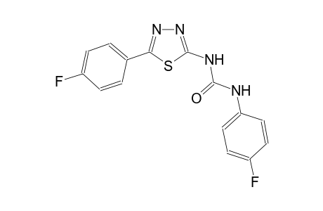 N-(4-fluorophenyl)-N'-[5-(4-fluorophenyl)-1,3,4-thiadiazol-2-yl]urea