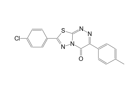 4H-[1,3,4]thiadiazolo[2,3-c][1,2,4]triazin-4-one, 7-(4-chlorophenyl)-3-(4-methylphenyl)-