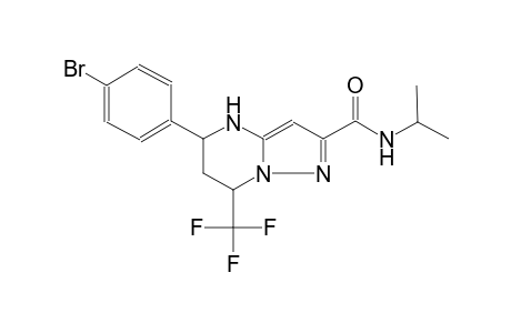 5-(4-bromophenyl)-N-isopropyl-7-(trifluoromethyl)-4,5,6,7-tetrahydropyrazolo[1,5-a]pyrimidine-2-carboxamide