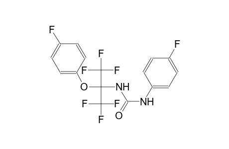 urea, N-(4-fluorophenyl)-N'-[2,2,2-trifluoro-1-(4-fluorophenoxy)-1-(trifluoromethyl)ethyl]-