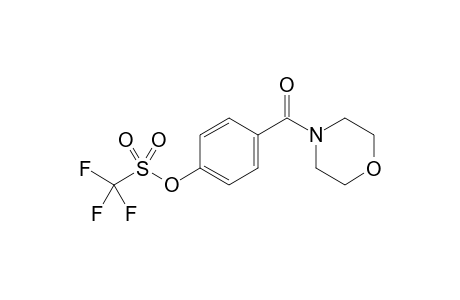 4-(Morpholine-4-carbonyl)phenyl trifluoromethanesulfonate