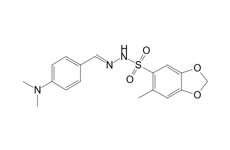 (4'-N,N-Dimethylaminobenzylidene)-6-methyl-3,4-methylenedioxybenzene sulfonylhydrazine