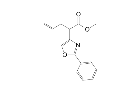 Methyl 2-(2'-phenyloxazol-4'-yl)pent-4-enoate