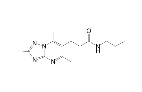 [1,2,4]triazolo[1,5-a]pyrimidine-6-propanamide, 2,5,7-trimethyl-N-propyl-
