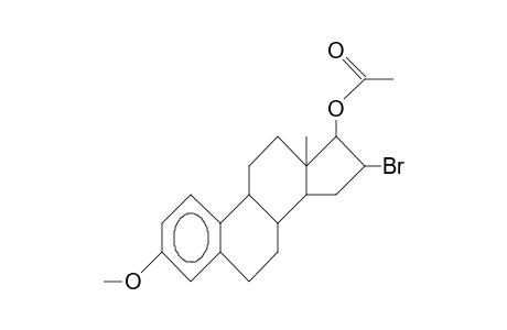 3-Methoxy-16a-bromo-17a-acetoxy.delta. 1,3,5(10)-estratriene