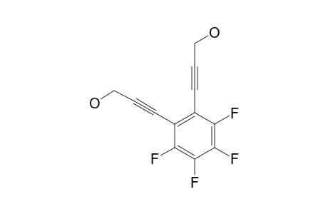 3-[2,3,4,5-Tetrafluoro-6-(3-hydroxyprop-1-ynyl)phenyl]prop-2-yn-1-ol