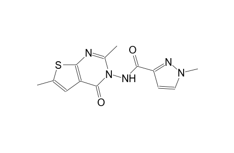 N-(2,6-dimethyl-4-oxothieno[2,3-d]pyrimidin-3(4H)-yl)-1-methyl-1H-pyrazole-3-carboxamide