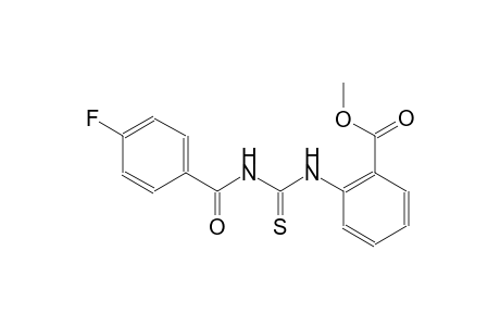 benzoic acid, 2-[[[(4-fluorobenzoyl)amino]carbonothioyl]amino]-, methyl ester