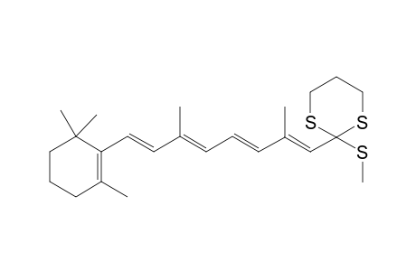 1-[1'-(Methylthio)-2',6'-dithiacyclohex-2'-yl]-8-(2",2",6"-trimethylcyclohex-1"-enyl)-2,6-trimethylacta-1,3,5,7-tetraene