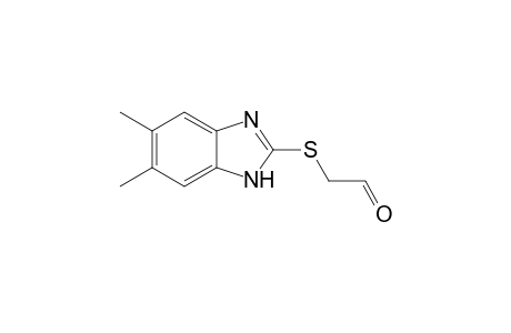 2-(formylmethylthio)-5,6-dimethyl-benzimidazole