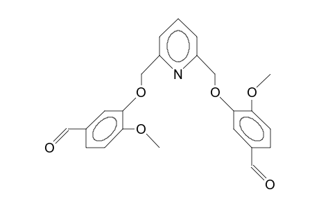 2,6-Bis((5-formyl-2-methoxy)phenoxymethyl)pyridine
