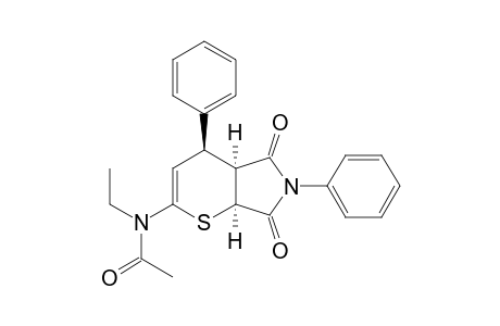 N-[(4S,4aS,7aS)-5,7-bis(oxidanylidene)-4,6-diphenyl-4a,7a-dihydro-4H-thiopyrano[2,3-c]pyrrol-2-yl]-N-ethyl-ethanamide